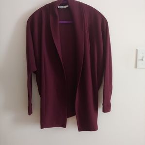 Plum cardigan